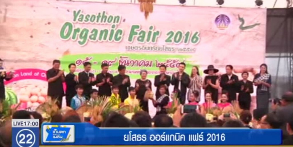 "ยโสธร ออแกร์นิคแฟร์ 2016" สร้างต้นแบบยโสธรโมเดล "ยโสธร ออแกร์นิคแฟร์ 2016" สร้างต้นแบบยโสธรโมเดล