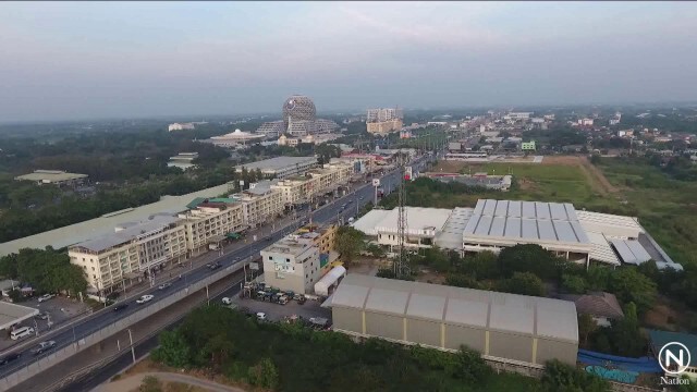 ดีเอสไอนำโดรนบินสำรวจรอบวัดพระธรรมกาย