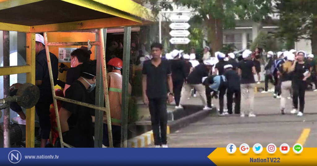 ไฟไหม้ โรงงานผลิตเสื้อผ้า จ.ปราจีนบุรี 
พนักงานหนีตายอลหม่าน