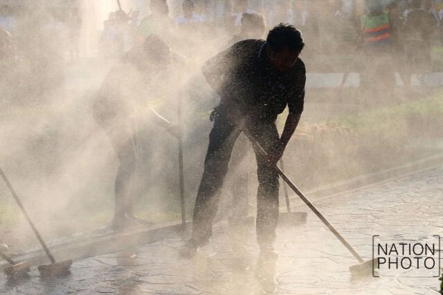 กลุ่มเขตกรุงธนเหนือ Big cleaning
ลานพระบรมราชานุสาวรีย์ฯ พระเจ้าตากสิน ร่วมสร้างกรุงเทพฯ เมืองสะอาด