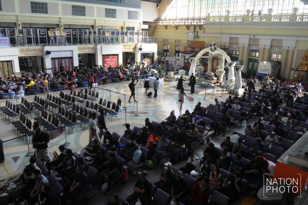 จัดระเบียบหัวลำโพง รับประชาชนกลับภูมิลำเนา จัดระเบียบหัวลำโพง รับประชาชนกลับภูมิลำเนา