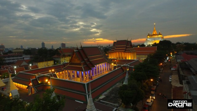 มุมสูง : แสงสุดท้ายของปี 59 ที่ภูเขาทอง