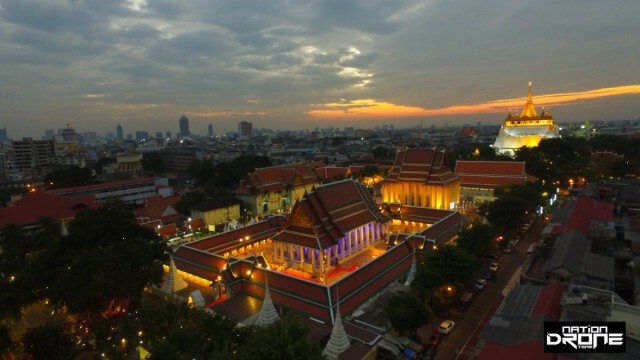 มุมสูง : แสงสุดท้ายของปี 59 ที่ภูเขาทอง