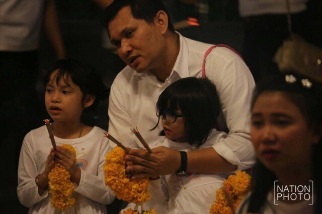 พิธีเจริญพระพุทธมนต์สวดมนต์ข้ามปี ที่พิพิธภัณฑ์ช้างเอราวัณ