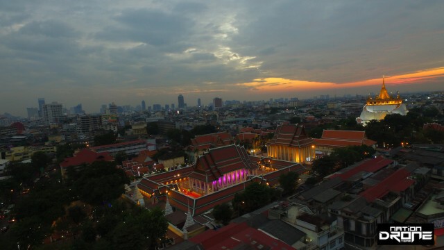 มุมสูง : แสงสุดท้ายของปี 59 ที่ภูเขาทอง