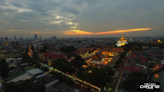 มุมสูง : แสงสุดท้ายของปี 59 ที่ภูเขาทอง
