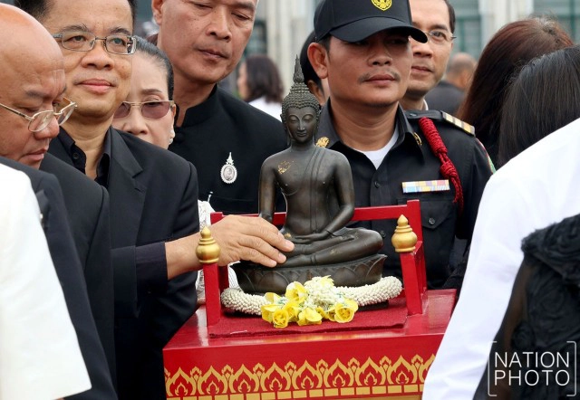 อัญเชิญพระพุทธนวราชบพิตร ไปประดิษฐานบนมณฑป ลานคนเมือง