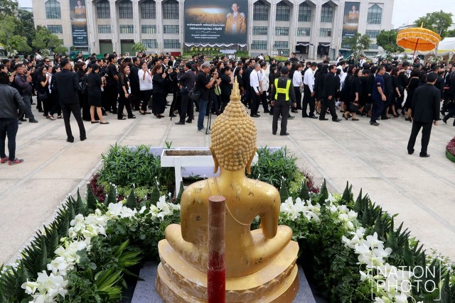 อัญเชิญพระพุทธนวราชบพิตร ไปประดิษฐานบนมณฑป ลานคนเมือง