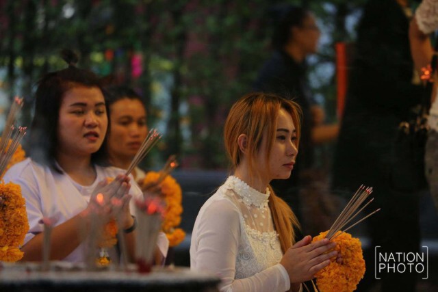 พิธีเจริญพระพุทธมนต์สวดมนต์ข้ามปี ที่พิพิธภัณฑ์ช้างเอราวัณ