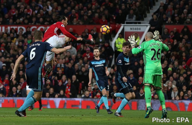 หืดจับ! "แมนฯ ยูไนเต็ด" รัวแซง "มิดเดิลสโบรช์" 2-1