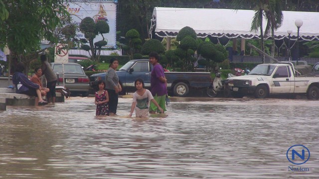 สถานการณ์น้ำในชุมชนเก่าแก่ตลาดทุ่งลุงยังน่าห่วง