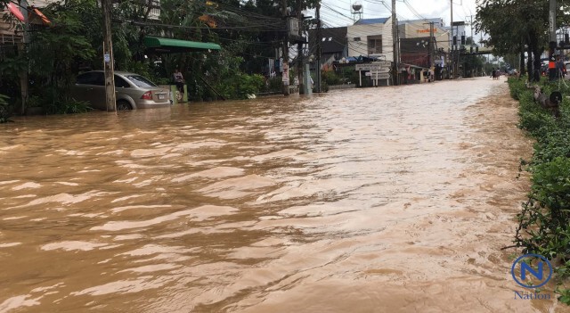 สถานการณ์น้ำในชุมชนเก่าแก่ตลาดทุ่งลุงยังน่าห่วง