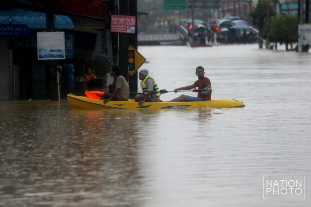 ภาพชุด ตำบลชะอวด อ่วม! ท่วมสูง 1-3 เมตร หนักสุดรอบ 20 ปี