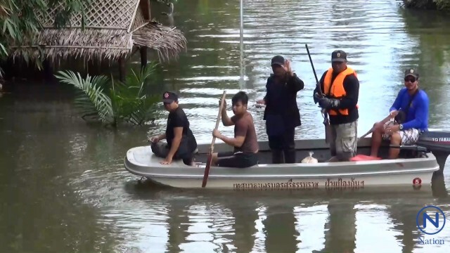 "จระเข้ยักษ์"โผล่
ห่างจากสวนสัตว์ 5 กม.ชาวบ้านแทบช๊อค!