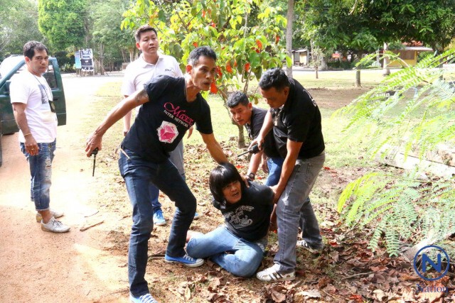 ปิดล้อมจับเอเย่นต์ยานรก
"ดา ห้วยใหญ่"  กลัวตายยกมือยอมจำนน