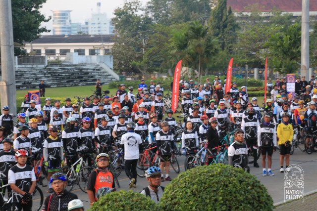 ภาพชุด 2  เนชั่นชวนปั่น #NationBike ปี4 "ปั่นดูนก แดนมังกร @นครสวรรค์