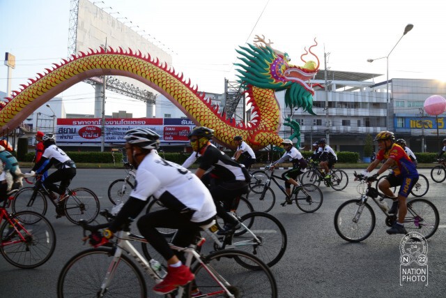 ภาพชุด 2  เนชั่นชวนปั่น #NationBike ปี4 "ปั่นดูนก แดนมังกร @นครสวรรค์