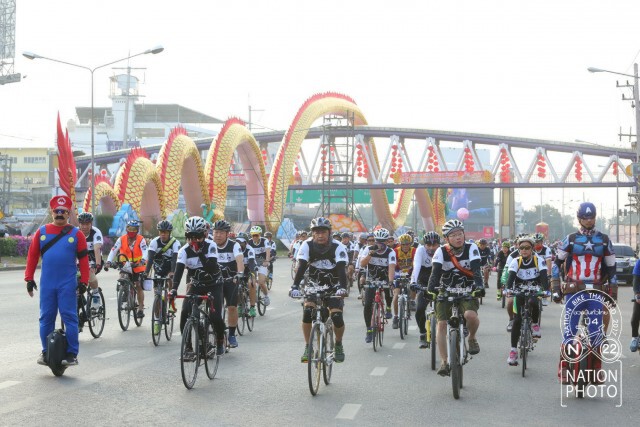 ภาพชุด 2  เนชั่นชวนปั่น #NationBike ปี4 "ปั่นดูนก แดนมังกร @นครสวรรค์