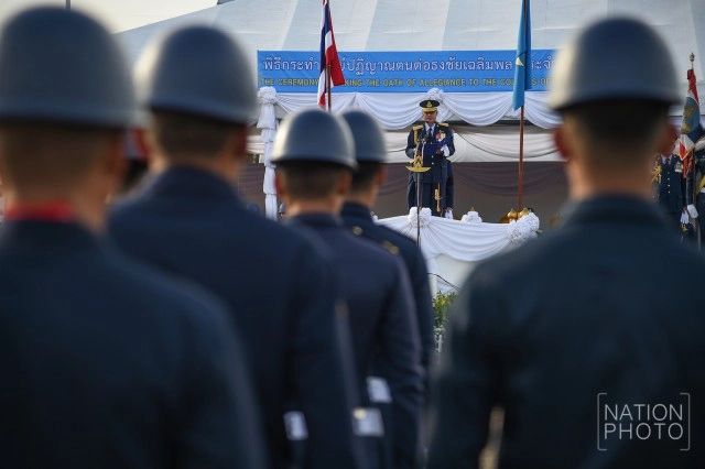 ทอ.จัดพิธีกระทำสัตย์ปฏิญาณตนต่อธงชัยเฉลิมพล