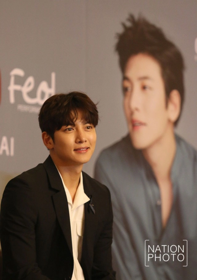 งานแถลงข่าว "จีชางอุค เฟิร์สต์ แฟน มีตติ้ง อิน แบงคอก"