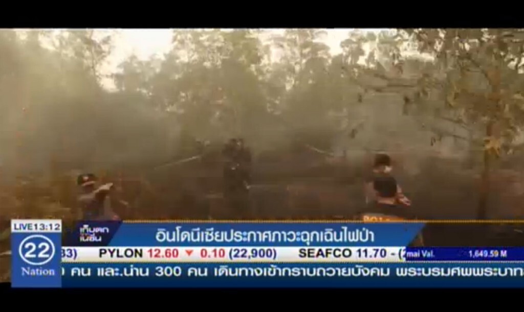 อินโดนีเซีย ประกาศภาวะฉุกเฉินไฟป่า อินโดนีเซีย ประกาศภาวะฉุกเฉินไฟป่า
