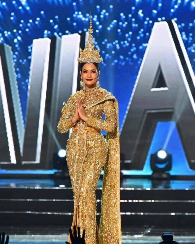 สวย อลัง ปัง!  "น้ำตาล-ชลิตา" บนเวที Miss Universe