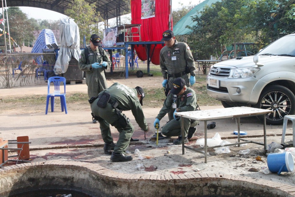 ชุด EOD ตรวจวัดอัมพวัน 
ชี้ เป็นระเบิด M67 รัศมีสังหารกว้างถึง 15 เมตร