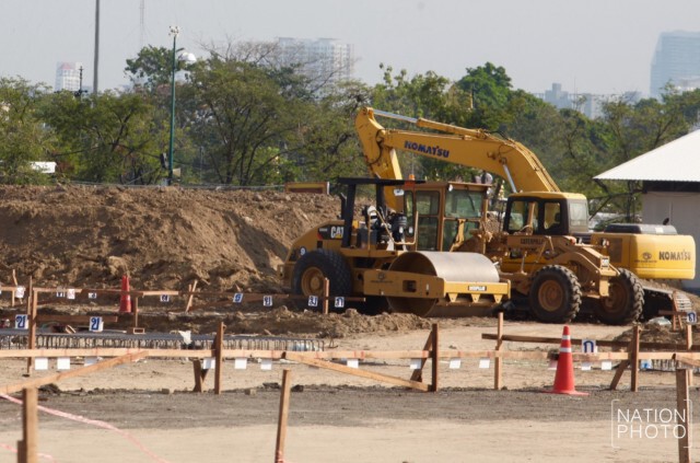 ความคืบหน้าการจัดสร้างพระเมรุมาศ