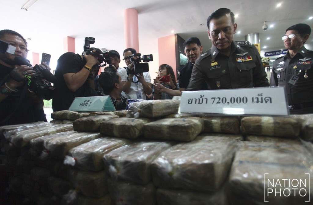 ปส.แถลงจับกุมยาเสพติดของกลางกว่า 406 ล้านบาท ปส.แถลงจับกุมยาเสพติดของกลางกว่า 406 ล้านบาท