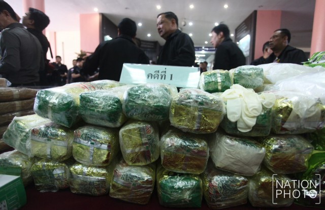 ปส.แถลงจับกุมยาเสพติดของกลางกว่า 406 ล้านบาท