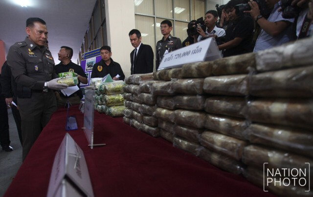 ปส.แถลงจับกุมยาเสพติดของกลางกว่า 406 ล้านบาท