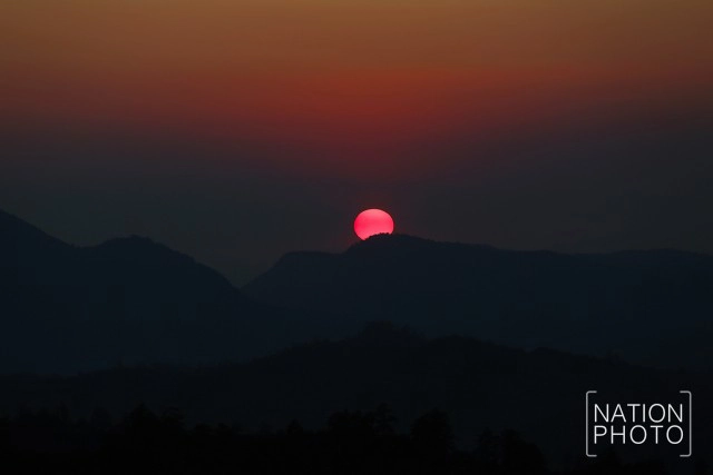 ยามเย็นที่"ดอยกิ่วลม"