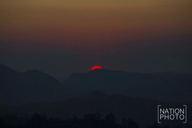 ยามเย็นที่"ดอยกิ่วลม"