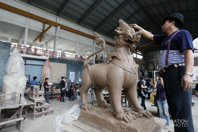 เปิดความคืบหน้า "ประติมากรรม" ตกแต่งพระเมรุมาศ