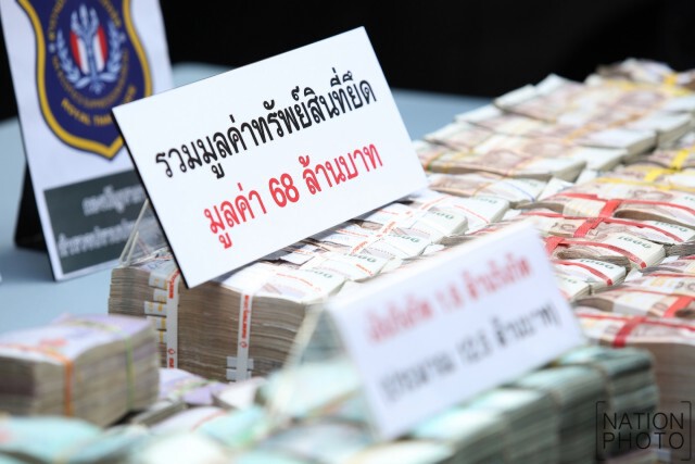 ปปส. แถลงยึดทรัพย์ "อุสมาน-ไซซะนะ"
ผู้ต้องหาเครือข่ายค้ายาเสพติดรายใหญ่  68 ล้านบาท