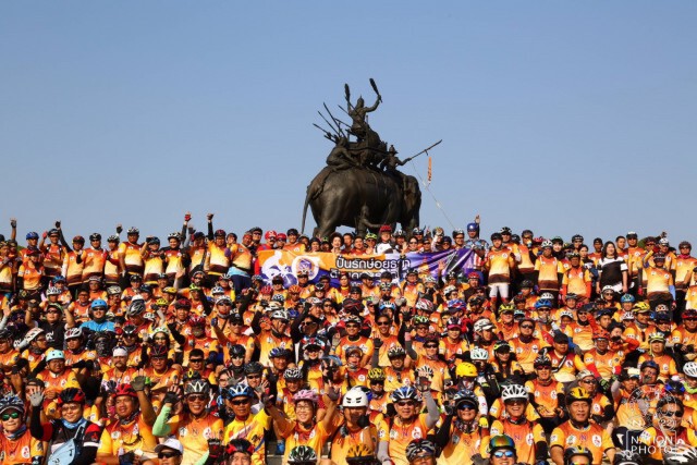 ภาพมุมสูง Nation Bike Thailand 2017 "ปั่นรักษ์อยุธยา ดินแดนมรดกโลก"