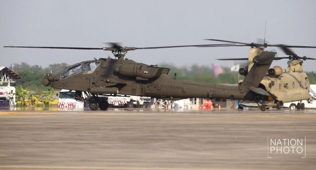 "เอเอช-64 อาปาเช่" เฮลิคอปเตอร์จู่โจม พร้อมฝึกคอบร้าโกลด์
