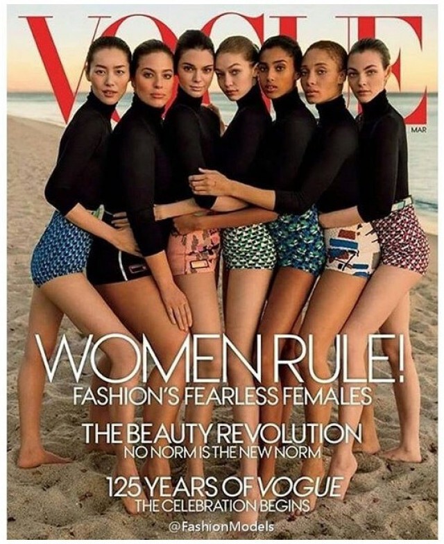 "ความแตกต่างคือสวย"
 125 ปี  Vogue สหรัฐฯ