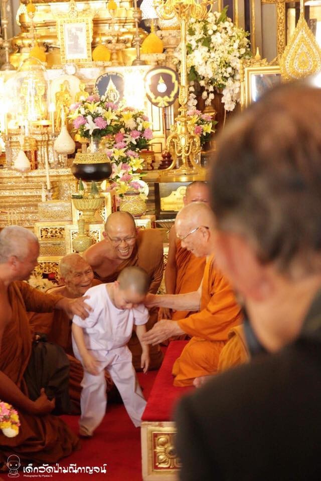 น้องกร จอมสัปหงก เข้ากราบสักการะ สมเด็จพระสังฆราช