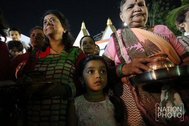 ภาพชุด "พิธีจุดกองไฟ"