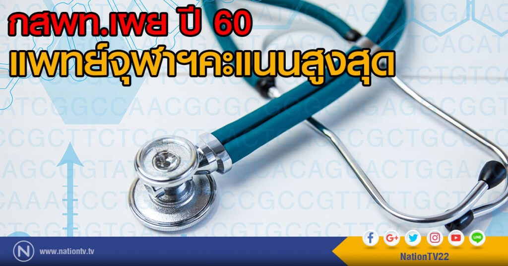 กสพท. เผย ปี 60
แพทย์จุฬาฯคะแนนสูงสุด กสพท. เผย ปี 60
แพทย์จุฬาฯคะแนนสูงสุด