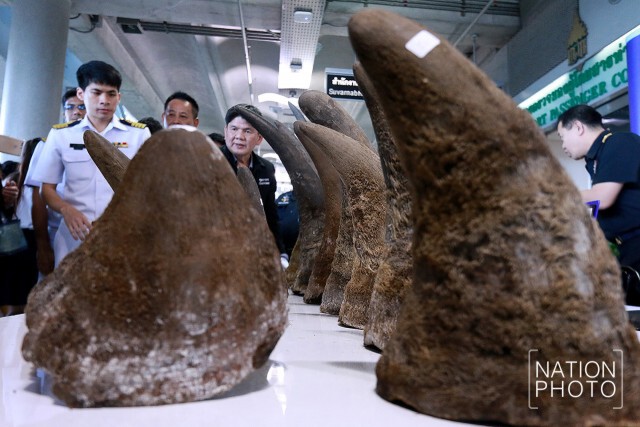 ภาพชุด แถลงยึด"นอแรด"จากเอธิโอเปีย
มูลค่ากว่า 173 ล้านบาท