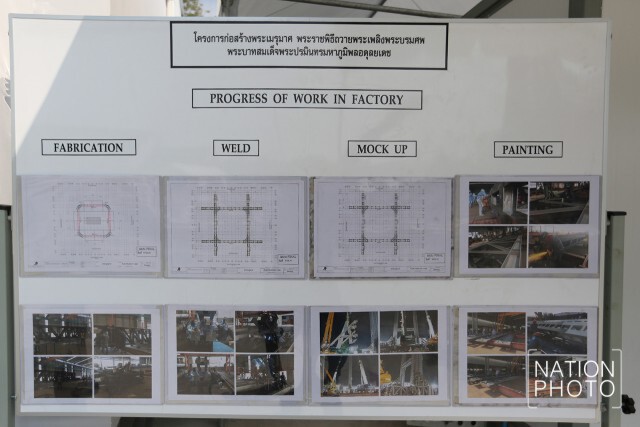 คืบหน้า... การจัดสร้างพระเมรุมาศ