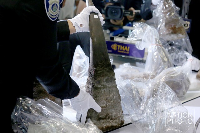 ภาพชุด แถลงยึด"นอแรด"จากเอธิโอเปีย
มูลค่ากว่า 173 ล้านบาท