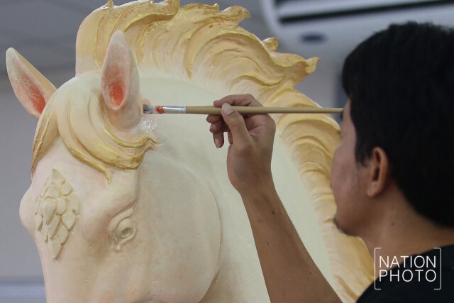 คืบหน้า... การจัดสร้างพระเมรุมาศ