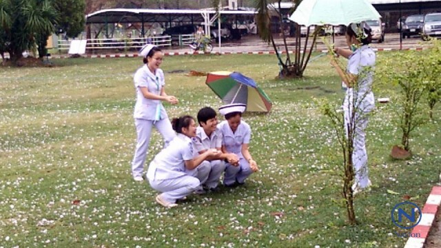 พายุฤดูร้อนถล่ม! ลูกเห็บตกเมืองเลย