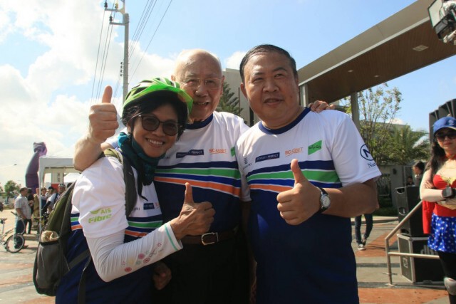 เนชั่นทีวี และ 4 บริษัทพัฒนาอสังหาริมทรัพย์ชั้นนำ ร่วมปั่นการกุศล เปิดเส้นทางใหม่ "ถนนหอการค้าไทย"