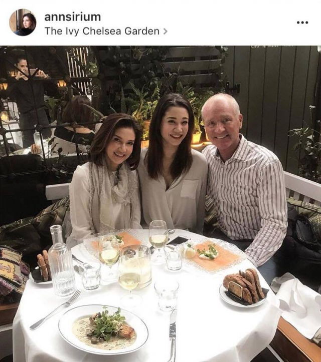 "แอน สิเรียม" ถ่ายภาพคู่ "นนนี่" ลูกสาวที่ลอนดอน สวยคู่แม่ลูก