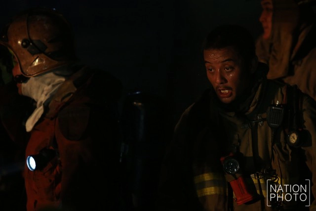 ภาพชุด เหตุเพลิงไหม้ การประปาส่วนภูมิภาค สำนักงานใหญ่