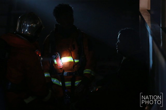 ภาพชุด เหตุเพลิงไหม้ การประปาส่วนภูมิภาค สำนักงานใหญ่